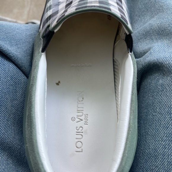 LOUIS VUITTON  Green Monogram Twister Slip-On Sneaker - Picture 11 of 15
